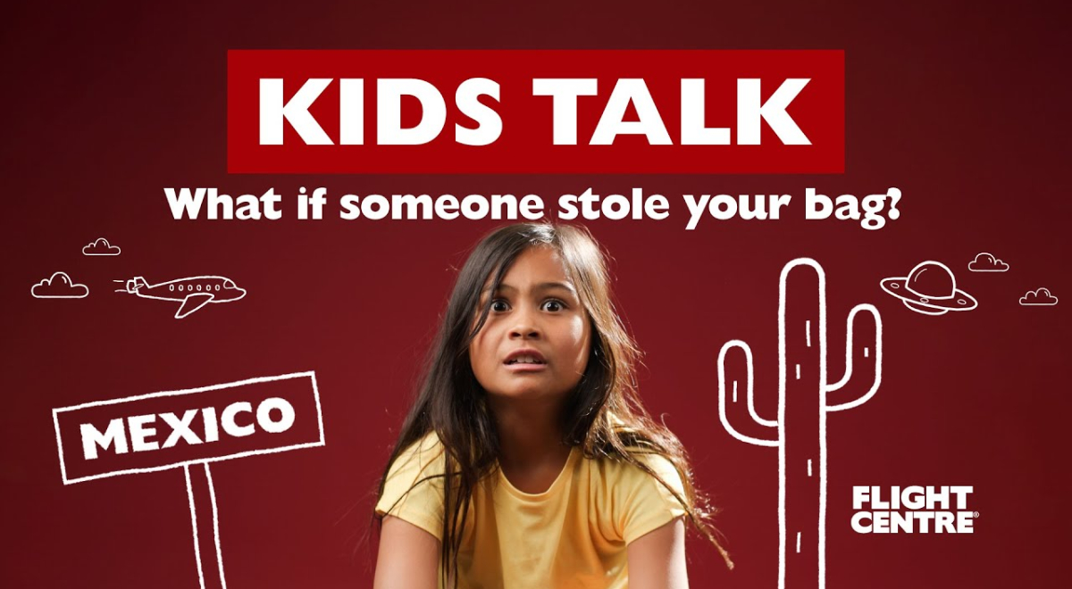 What would you do if someone stole your bag? Kids Talk Flight Centre NZ